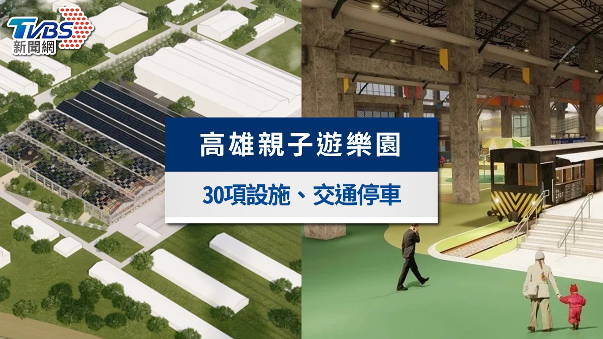 台鐵機廠親子遊樂園8/8開幕!全台最大半室內樂園免費玩,30項設施&交通一次看