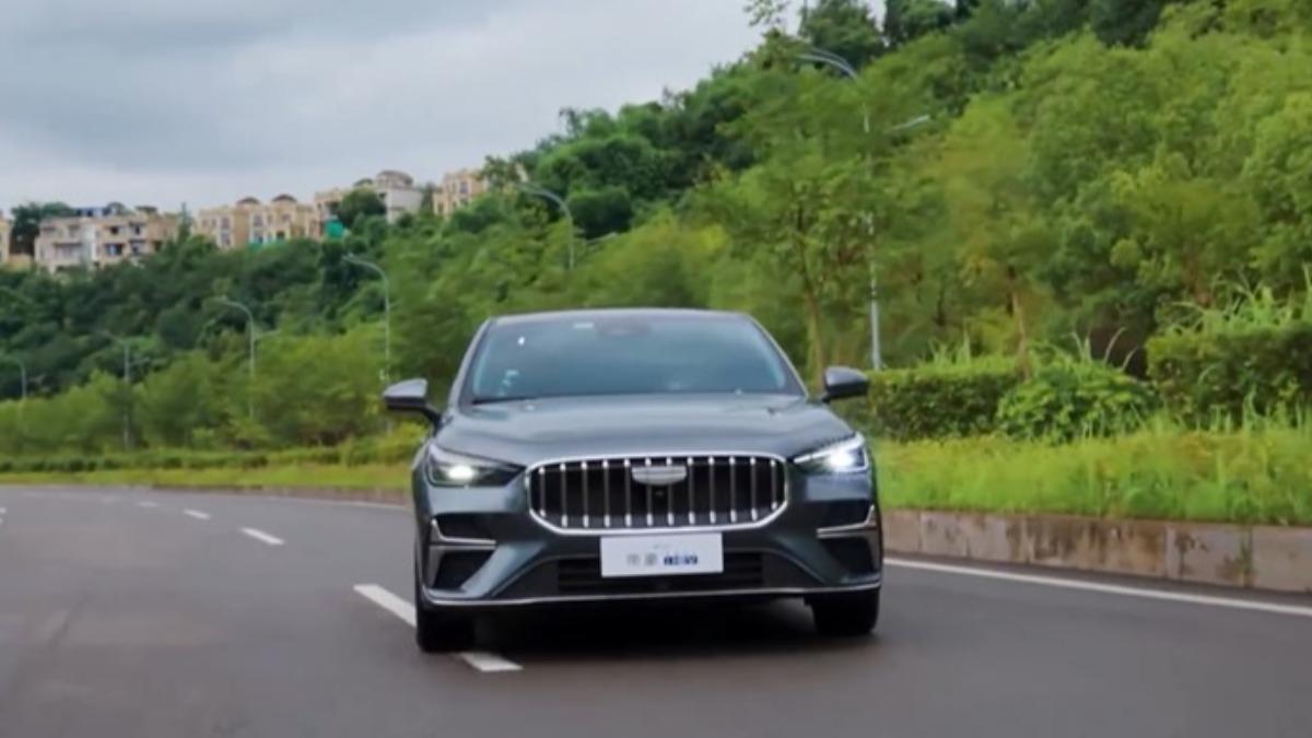 吉利汽車。(圖/微博)