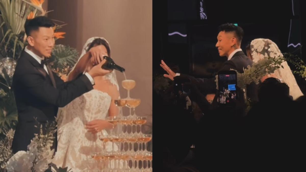 才在峇里島辦婚禮!瘦子寵妻台北婚宴畫面外流 超多大咖都來了