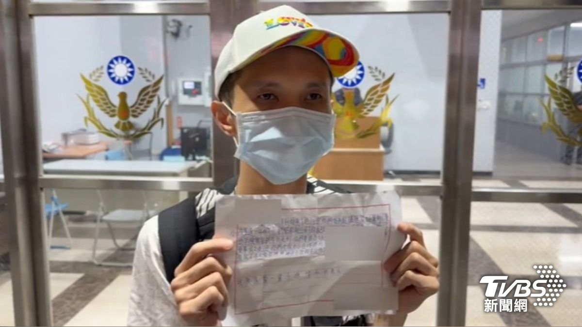 殺5歲兒判無期不夠?狠父獄中寄恐嚇信,威脅受害者家屬「滅全族」。(圖/TVBS)