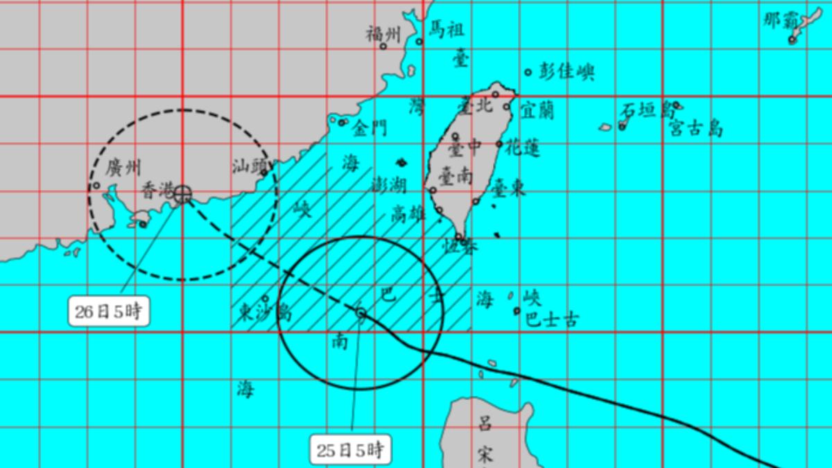 天氣/紅霞颱風漸遠離!氣象署08:30解除海警