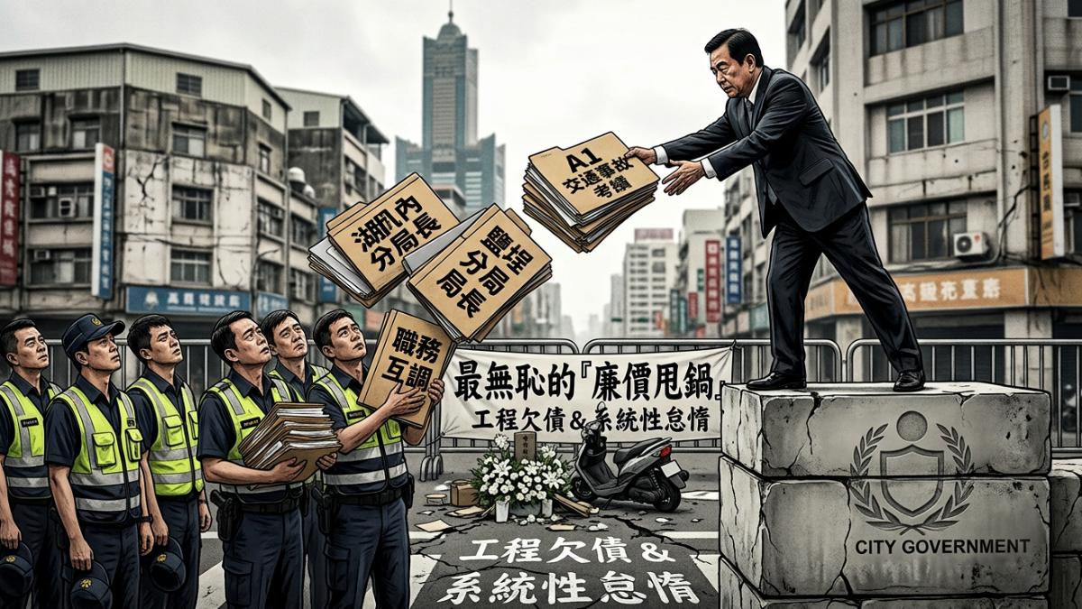 觀點/一紙調令,救不了一條人命—從高雄分局長調動事件,看臺灣交通治理的集體迷思