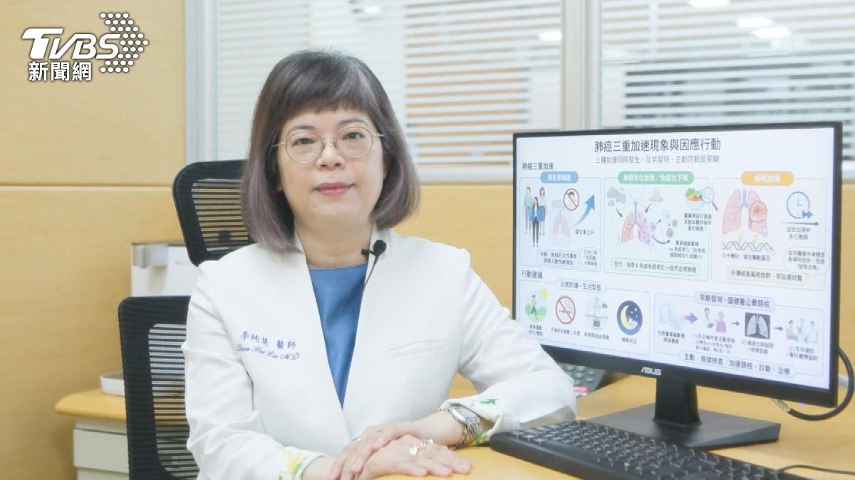 國人十大死因勿輕忽！癌症連44年居首　肺癌年輕化不抽菸也可能中招 (圖/TVBS)