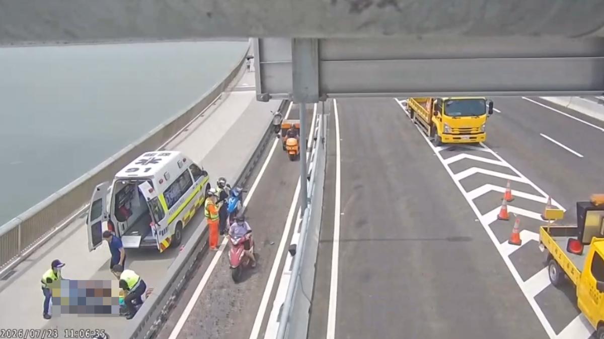 網紅批淡江大橋救援塞爆!公路局曬監視器打臉:僅8車通過