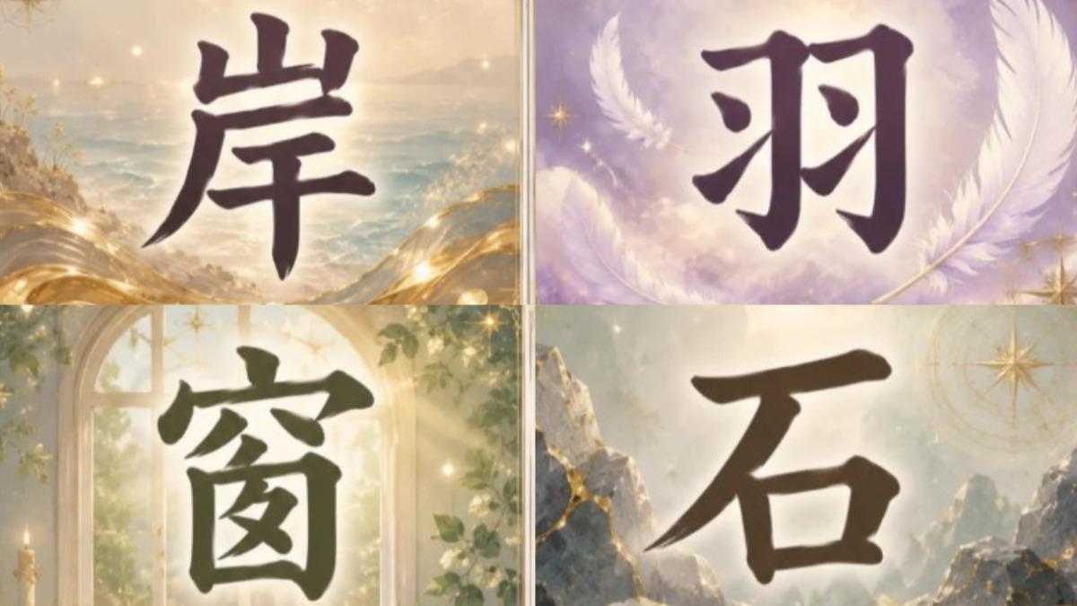 透過簡單的測字心理測驗,憑第一眼直覺選出最有感覺的一個字。(圖/女大編輯部)