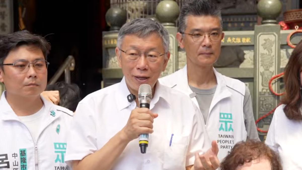 蔡壁如短暫出家 柯文哲不知情喊「天哪」:要診斷才能治療