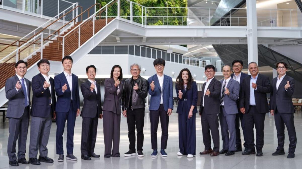 南韓科技企業到訪美國輝達，與執行長黃仁勳會晤　（圖／輝達官網）