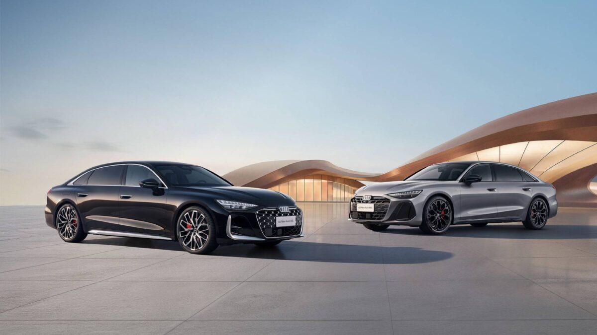 中國一汽奧迪近日發表全新Audi A6 L家族,除了燃油版A6 L同步亮相,純電A6 L e-tron也一同登場。(圖/一汽奧迪)