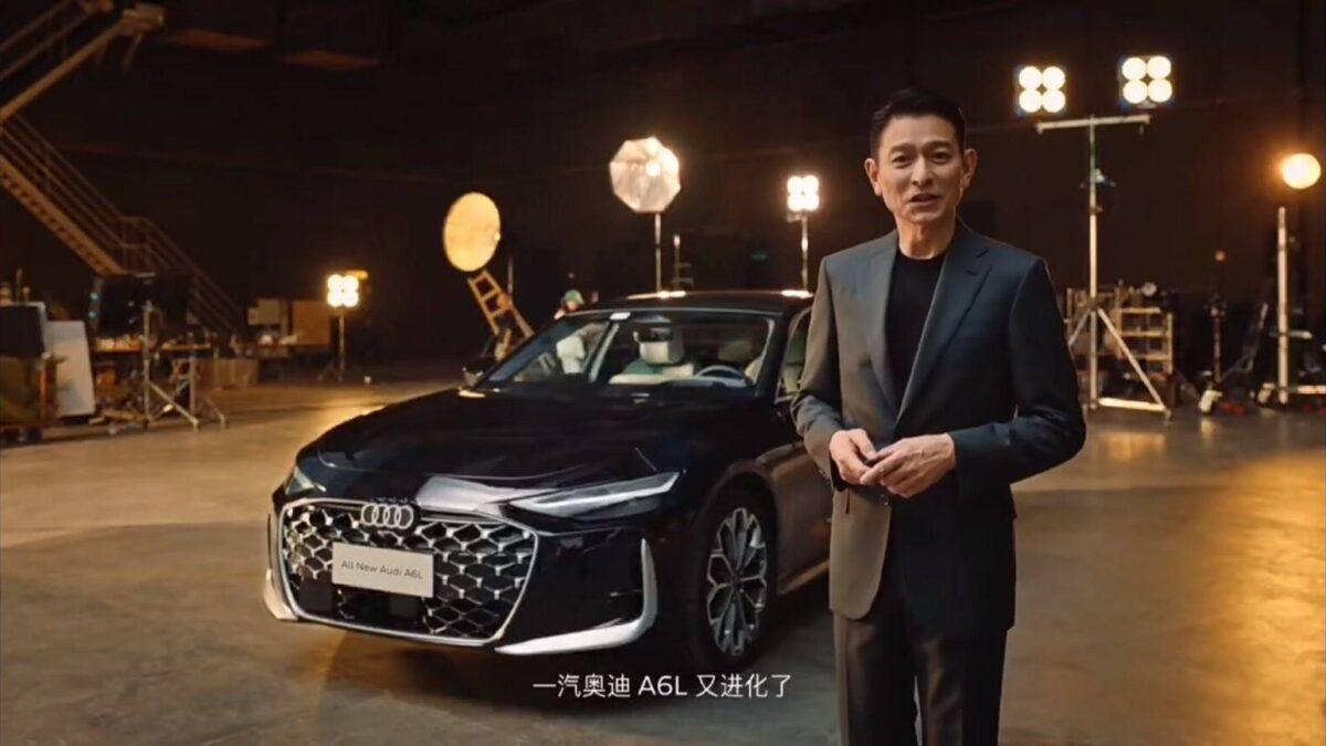 劉德華近年始終與Audi維持合作。(圖/翻攝自IG@andylauox)