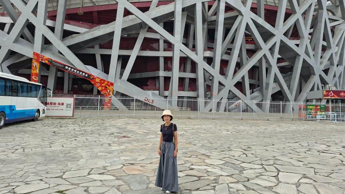 陳佩琪發出前往中國北京旅遊的照片。（圖／翻攝自陳佩琪臉書）