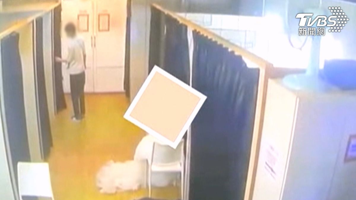 攝影棚更衣室連遭2男掀簾！模特換衣愣住，對方竟稱「以為沒人」。(圖／民眾提供)
