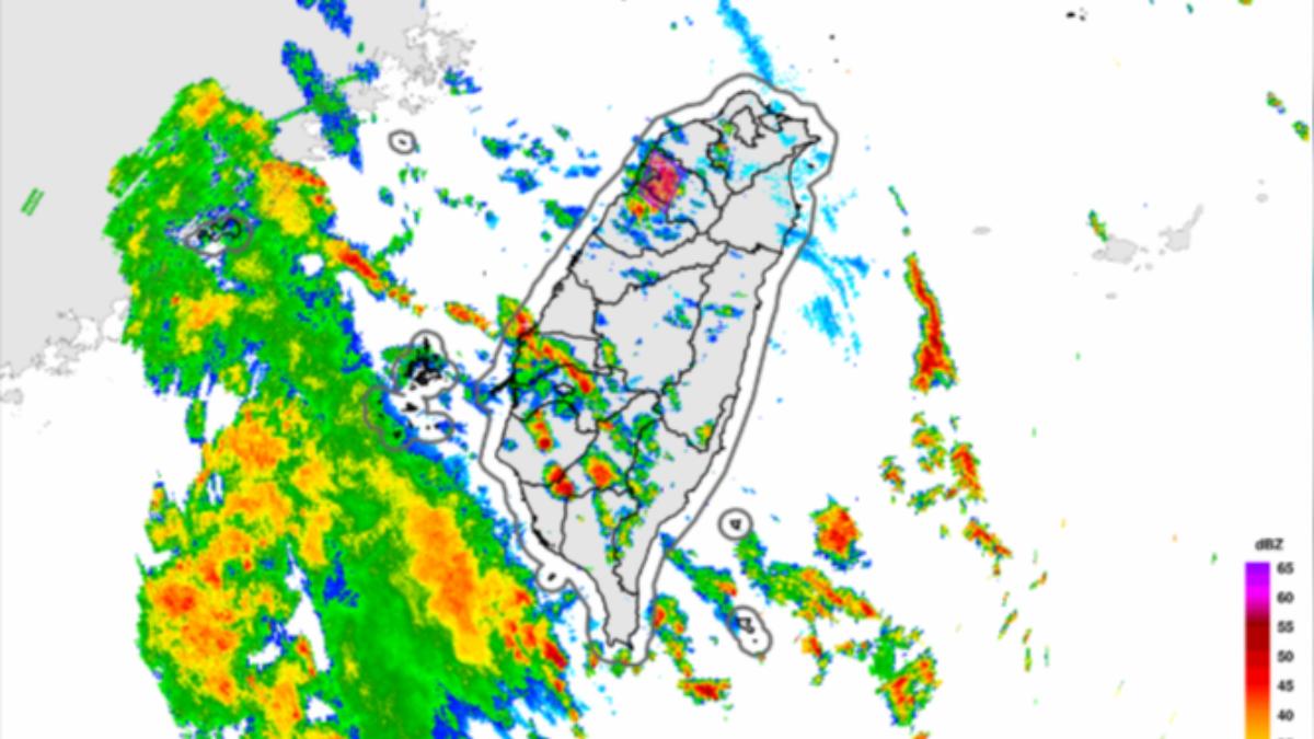 大雷雨即時預警。（圖／中央氣象署）