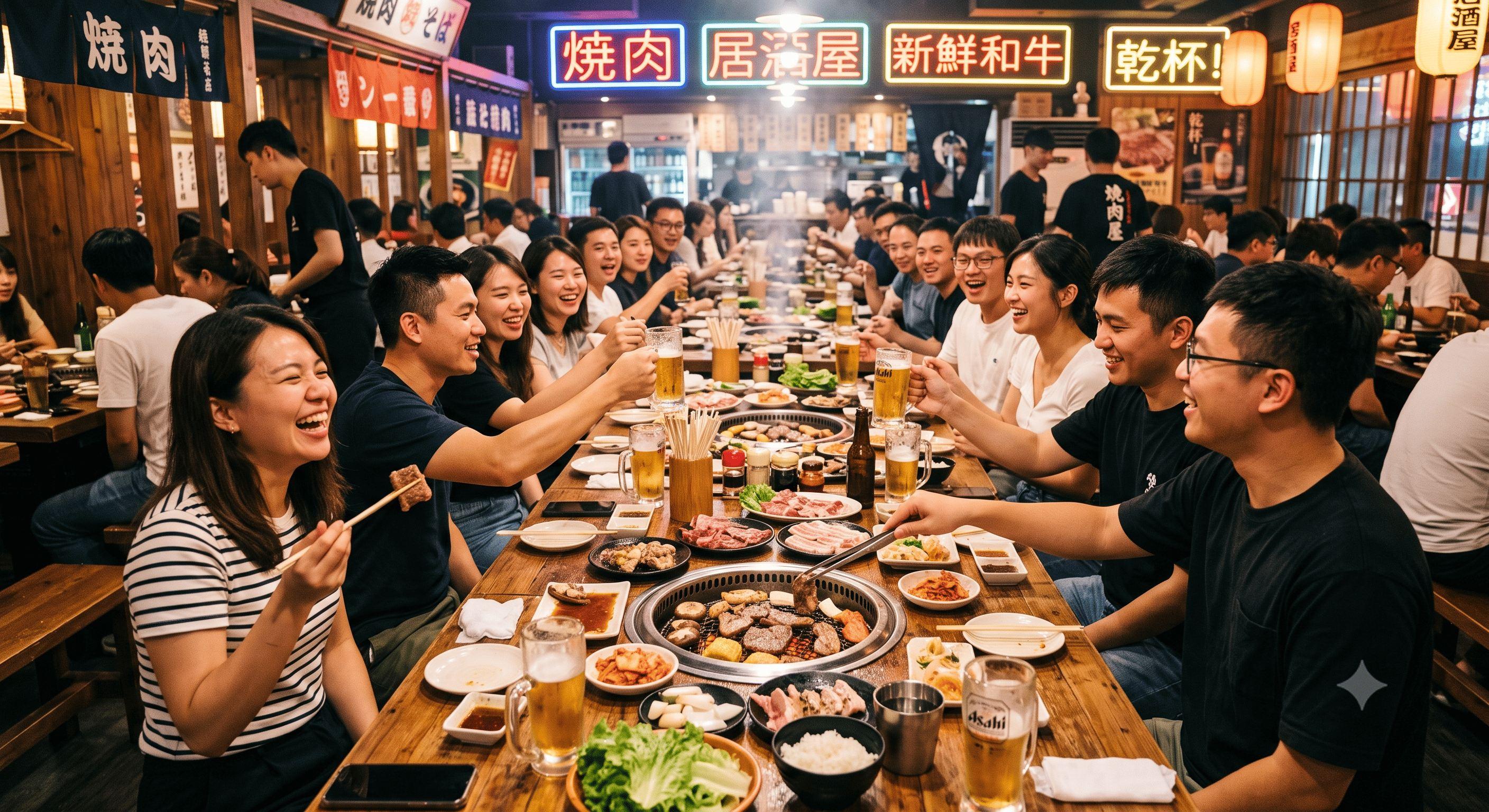 燒肉一直是許多家人、朋友、同事聚會的用餐首選，不僅能分工點餐、共享美食，也能在熱鬧的氛圍中拉近彼此距離。（圖／AI生成）