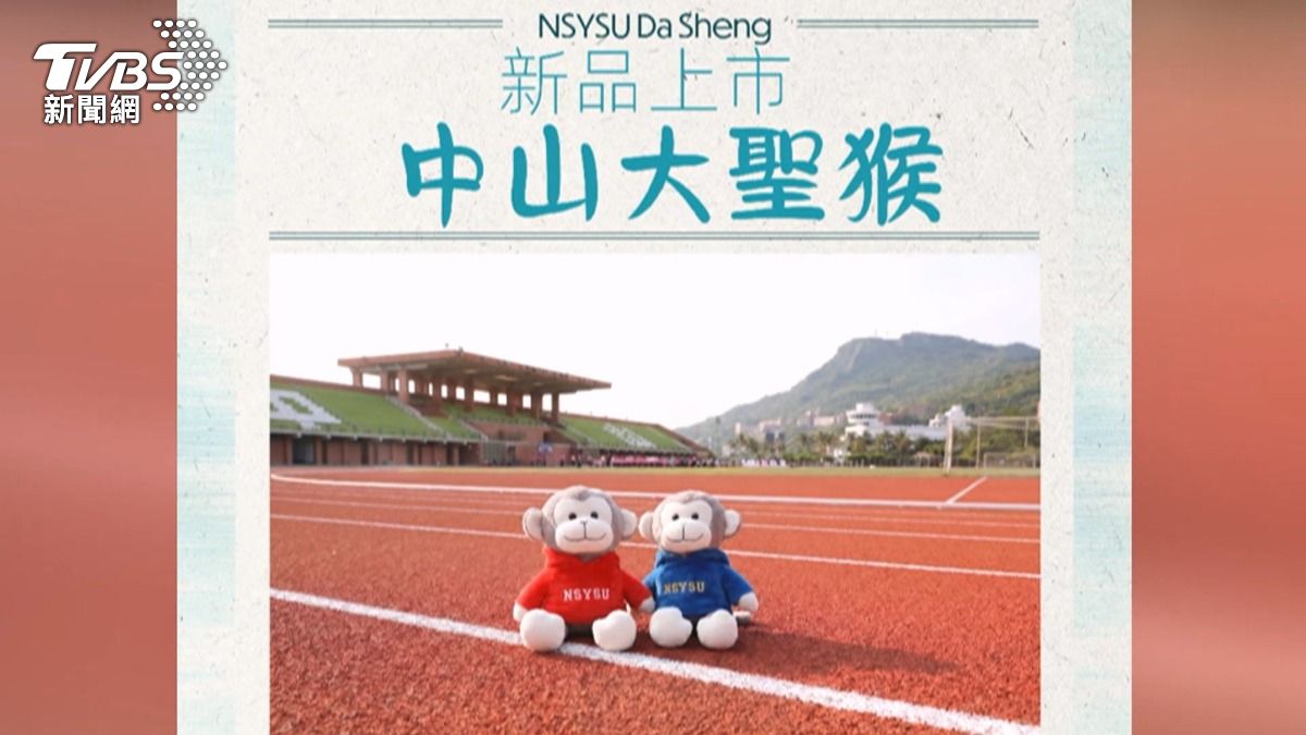 陪伴校園10年的猴子娃娃即將退場，新款名為「中山大聖猴」接棒登場，520元的價格引發學生兩面看法。（圖／TVBS）