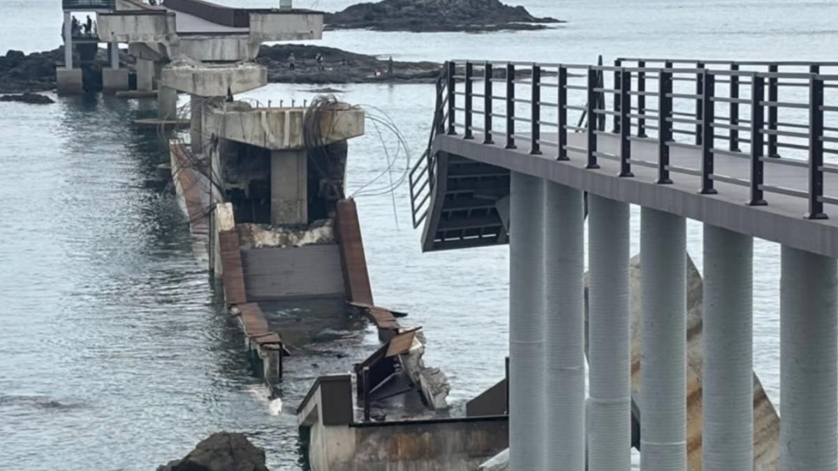 曾是韓劇取景地標!南韓知名觀景橋「驚傳斷裂」 17人受困海上