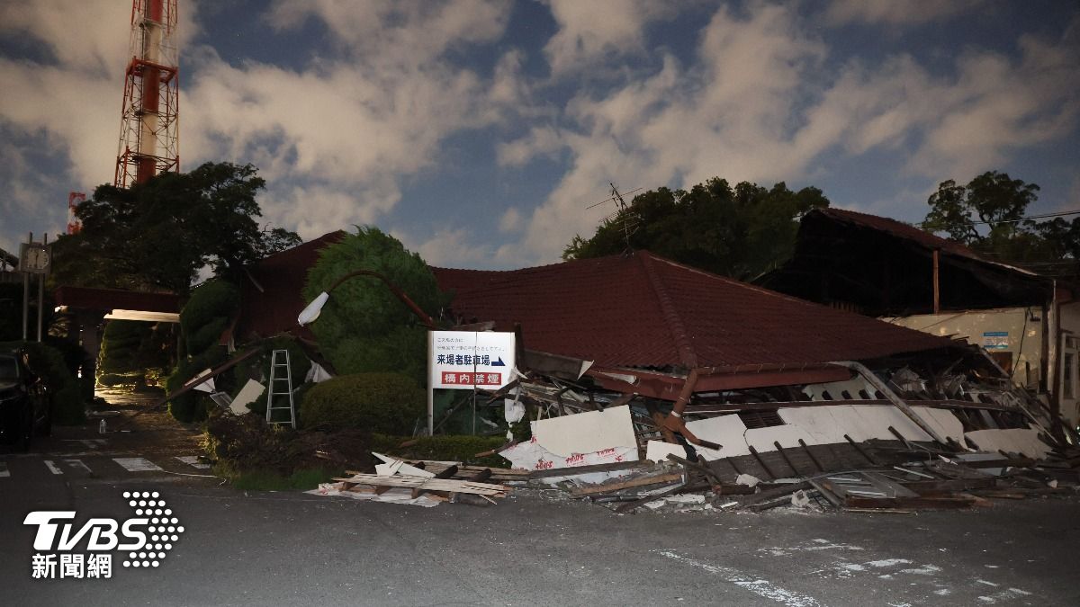 熊本強震觀光景點等150處設施關閉 建物出現裂縫