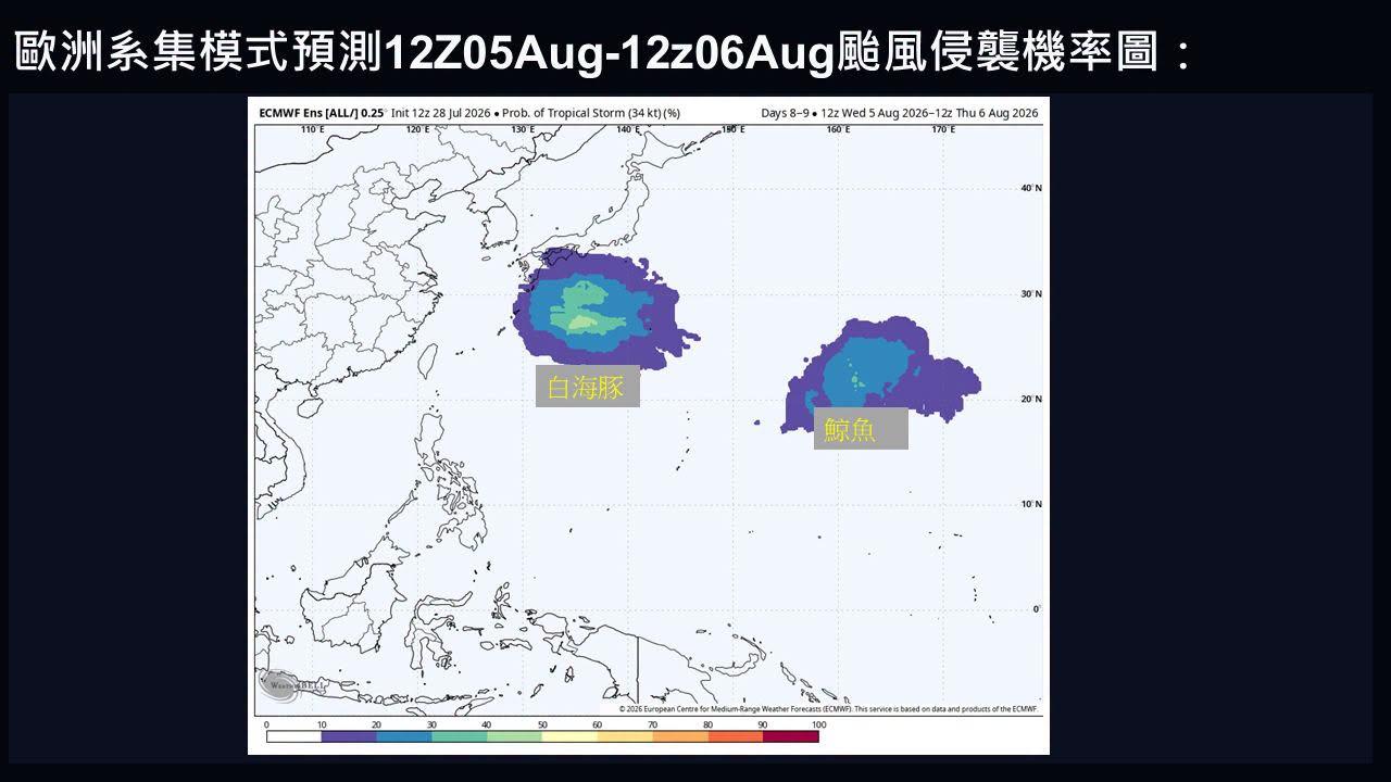 白海豚颱風動態-鯨魚颱風動態-颱風路徑-天氣預報-一週天氣
