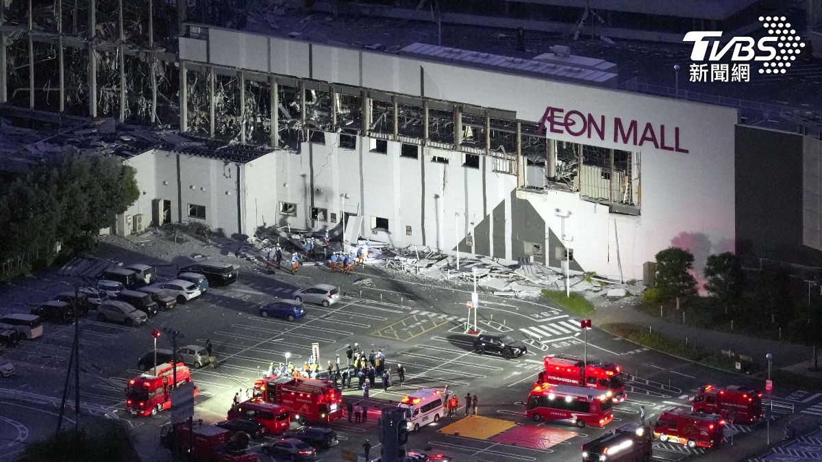 熊本AEON爆炸「白煙狂竄」 店員還原驚悚瞬間:像被砲彈砸中