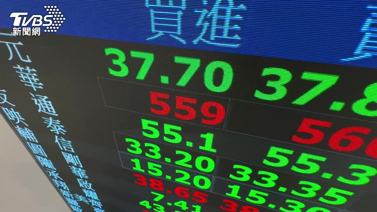 29號台股盤面大多呈現一片綠。（圖／TVBS）