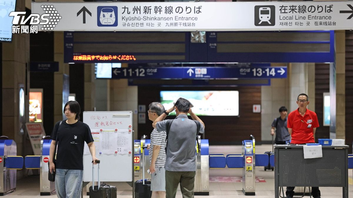 九州新幹線震後停擺!軌道斷裂列車卡高架 乘客「困車廂過夜」