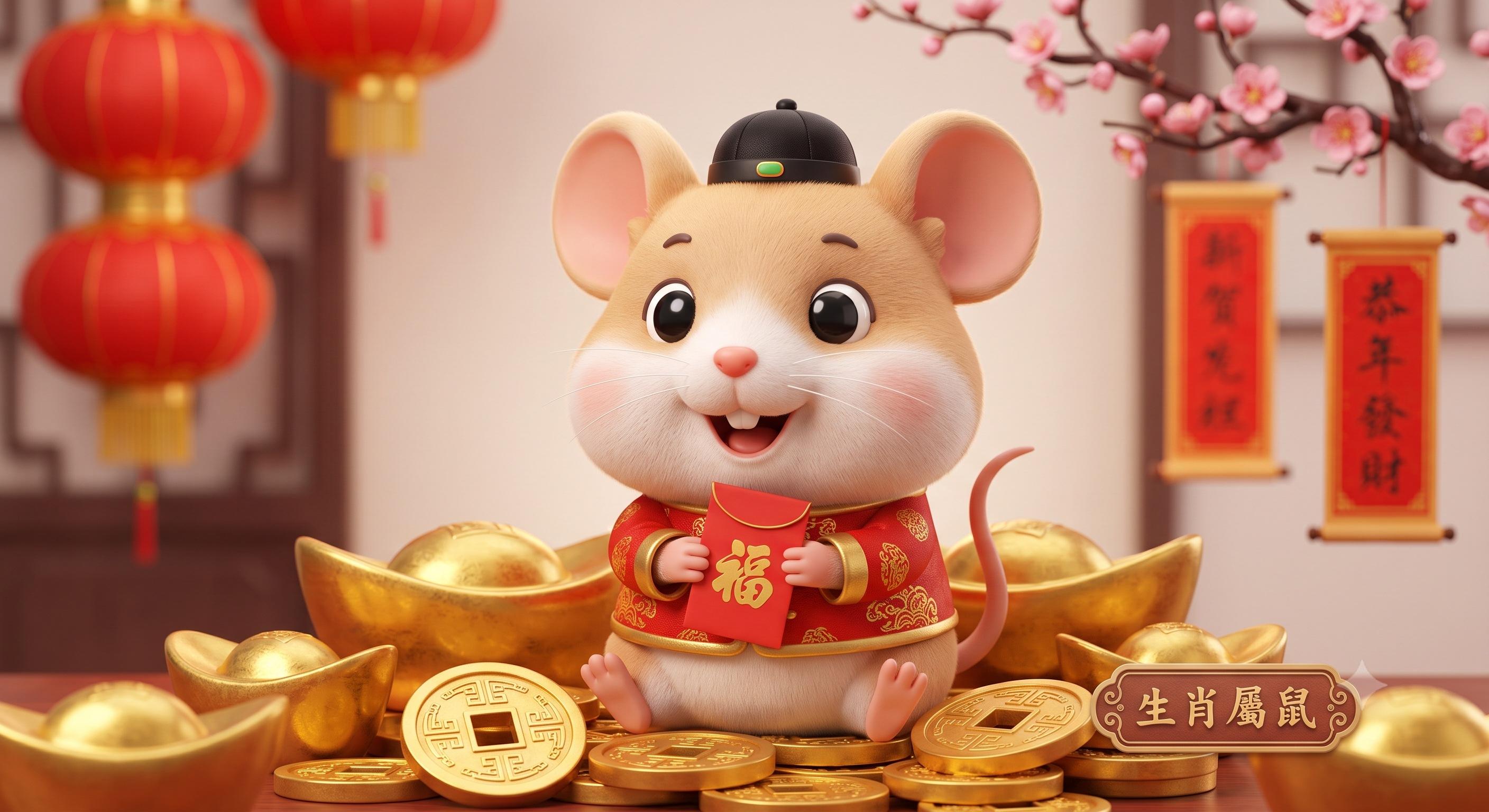 屬鼠的朋友這個月迎來「申子辰三合」,整體運勢非常順遂,只要腳踏實地,好機會與貴人將接踵而來。(圖/AI生成)