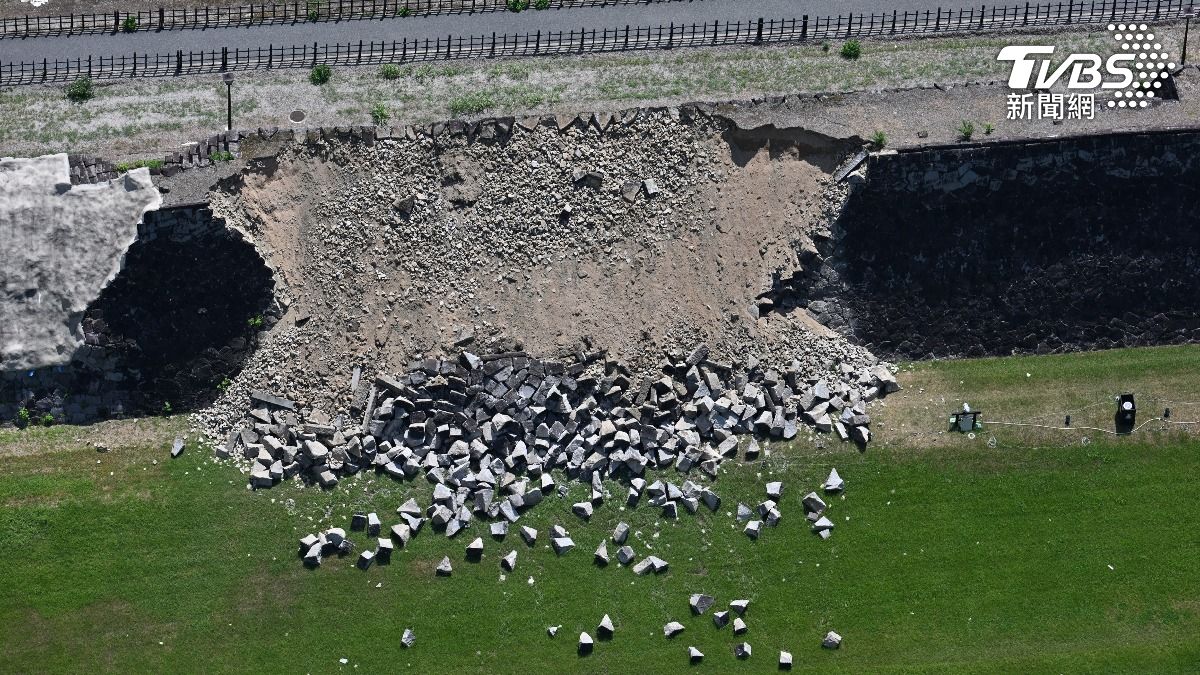 熊本城災情曝!28處石牆崩塌、天守閣3處裂痕 緊急宣布休園