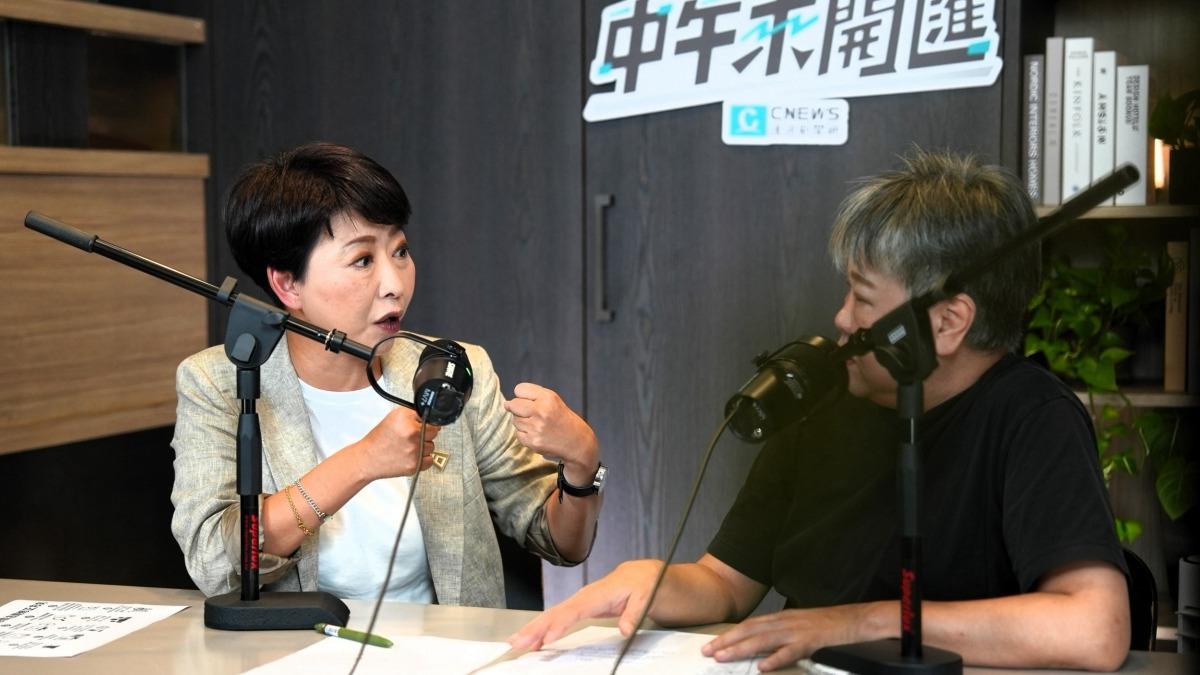 郭信良遭搜索引發「換妃」傳聞？陳亭妃笑笑帶過：民調有一段距離