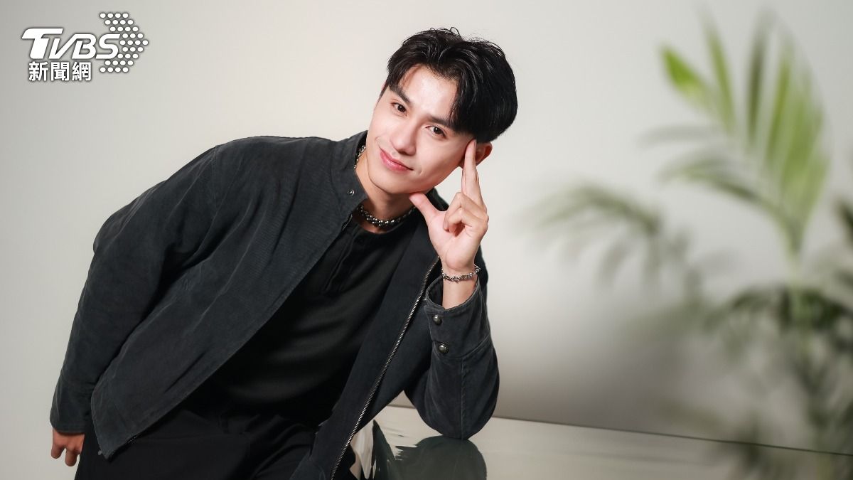 徐祥竣「大E人」特質藏不住。(圖/趙世平攝)