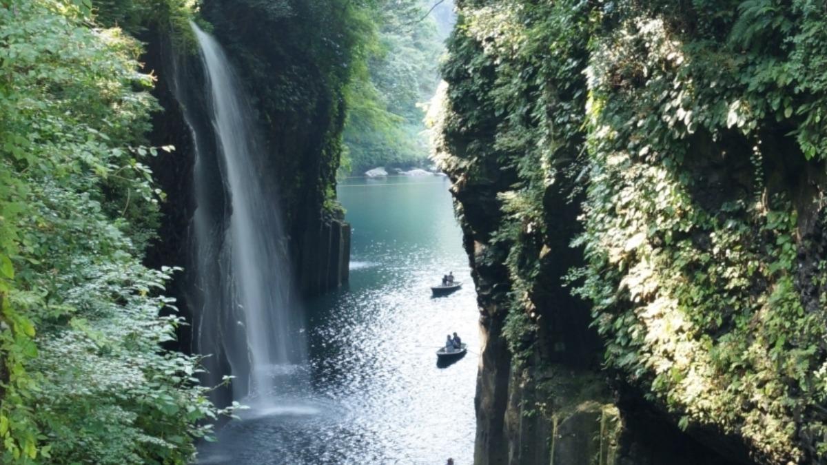 熊本強震後，知名景點高千穗熱門划船區也傳出落石。（圖／翻攝自高千穗町觀光協會官網）