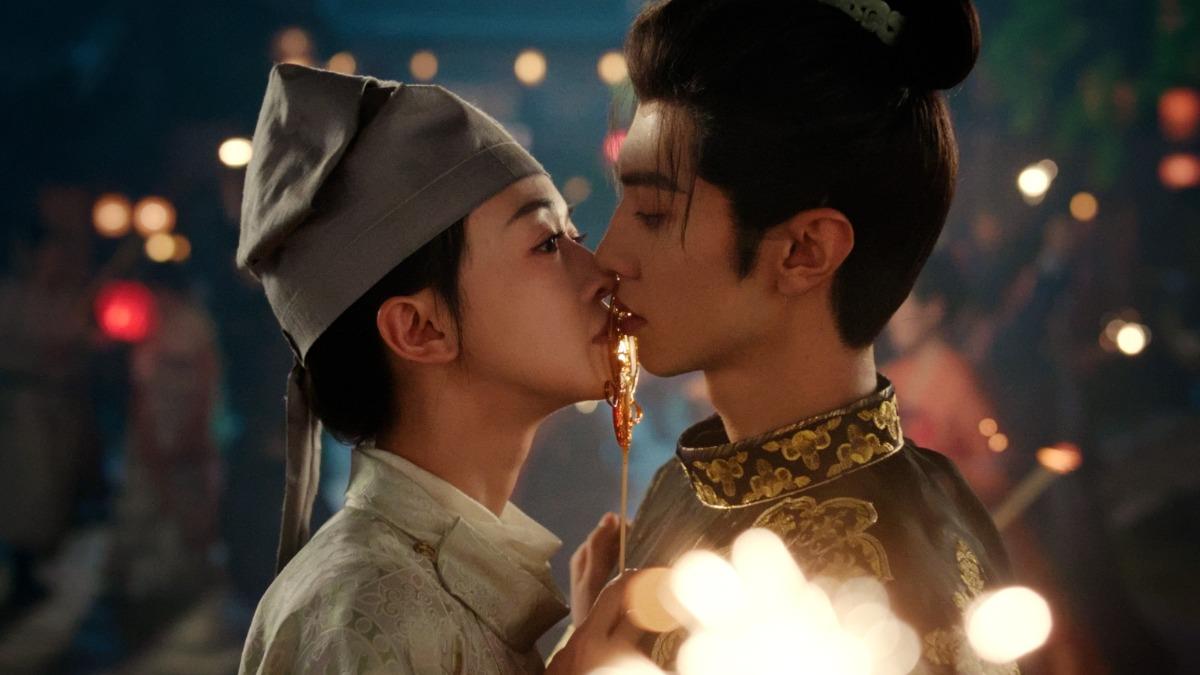 吳謹言（左）、陳哲遠在《御廷謠》首播即有強烈化學反應。（圖／Disney+提供）