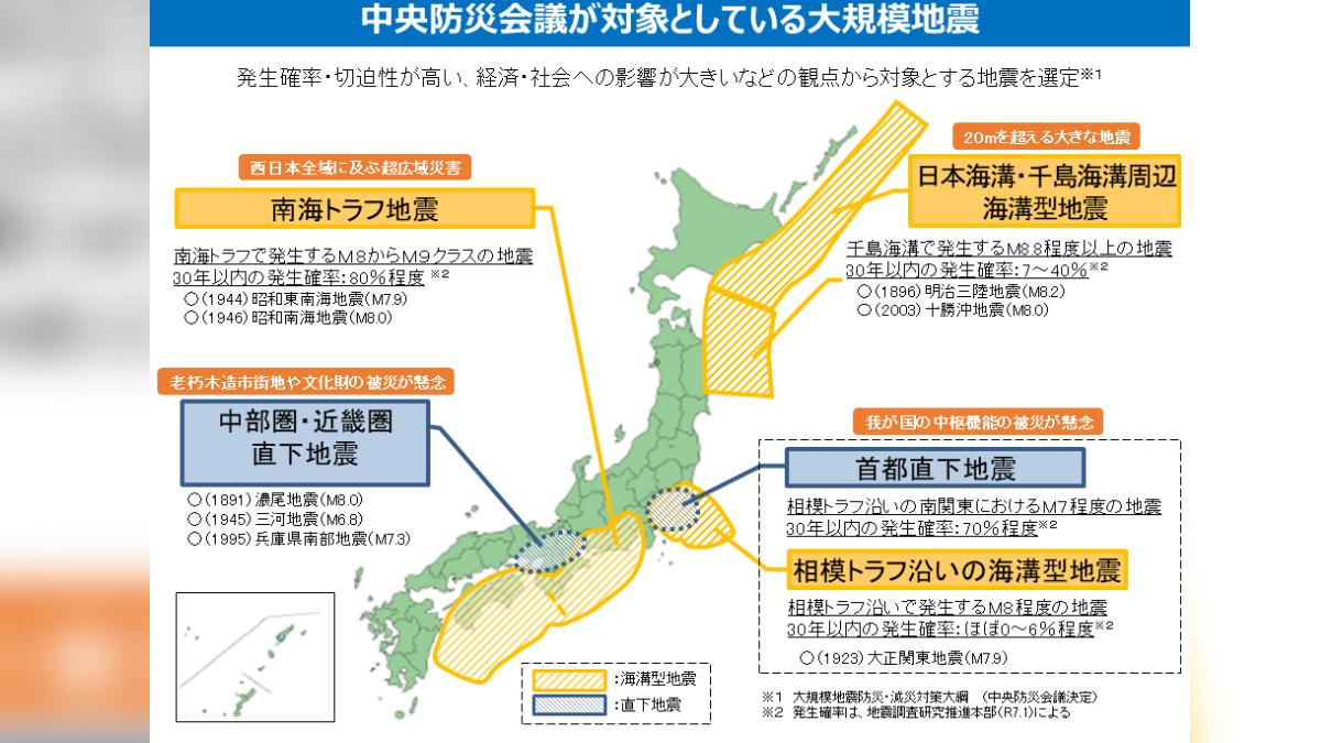 規模恐達9！日政府點名「3大高風險」地震類型　影響地區曝光