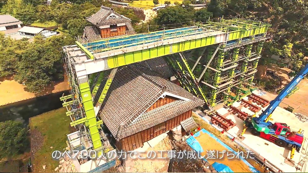熊本城歷經10年重建,如今又遇強震破壞,修復工程恐怕又要延期。(圖/翻攝大林組官網)