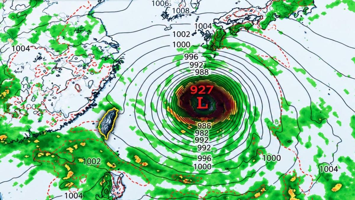 天氣/白海豚颱風更壯了!「最新路徑再變」西衝 預測逼北台灣海面