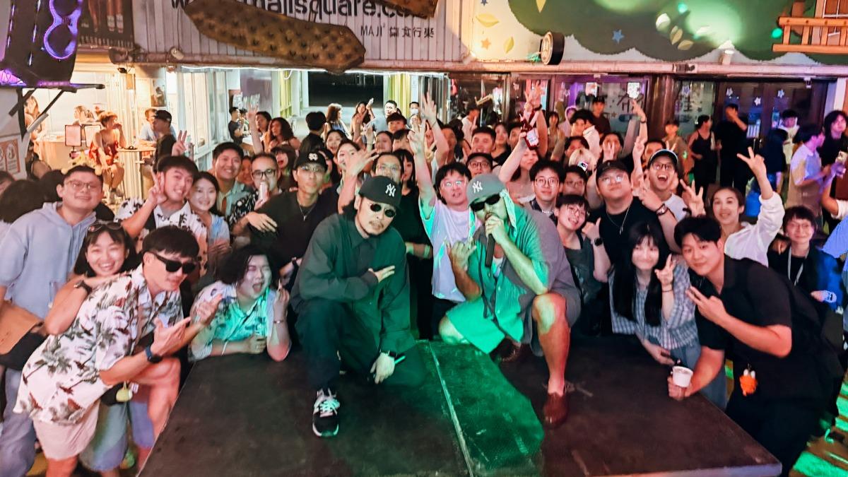 美麗本人與謝乾乾日前驚喜快閃。(圖/我的檔期提供)