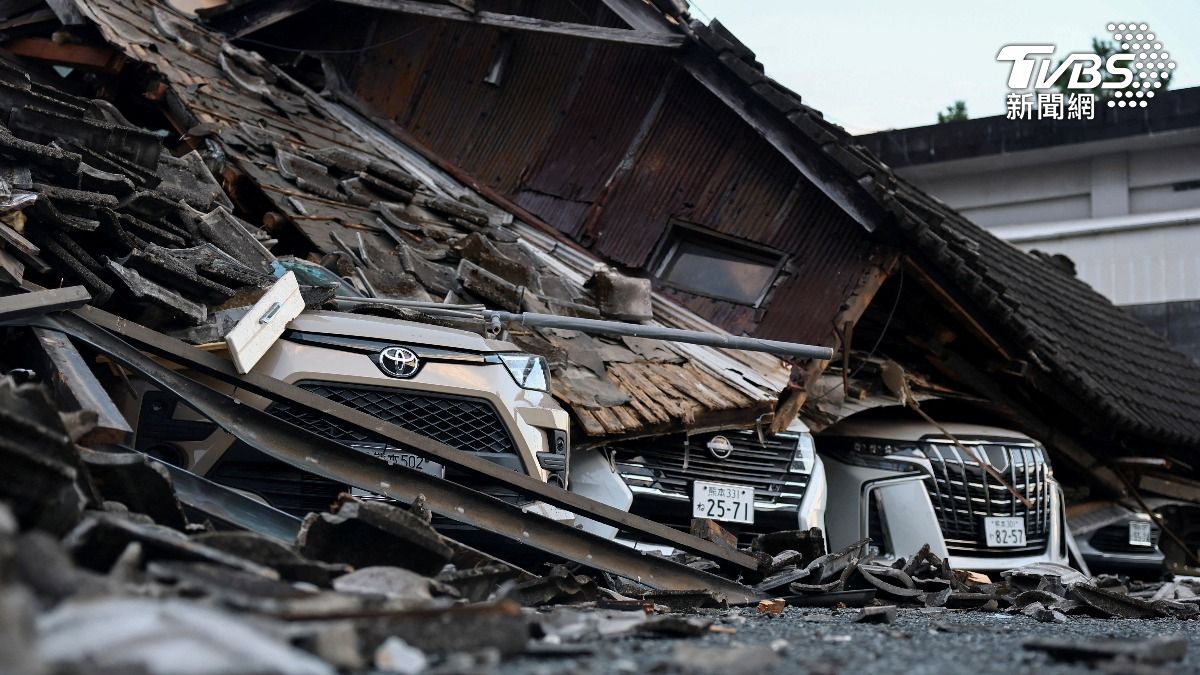 熊本日奈久斷層南側,未在這次地震中出現錯動,留下隱患。(圖/達志影像路透社)