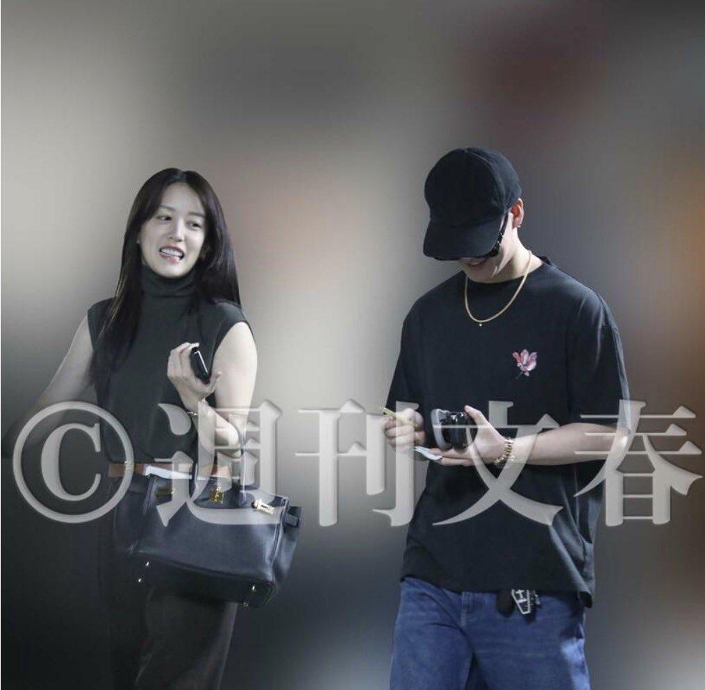 三山凌輝(右)跟花乃瑪莉亞被狗仔拍到過從甚密的畫面,卻解釋去飯店是為了排戲。(圖/翻攝自週刊文春)