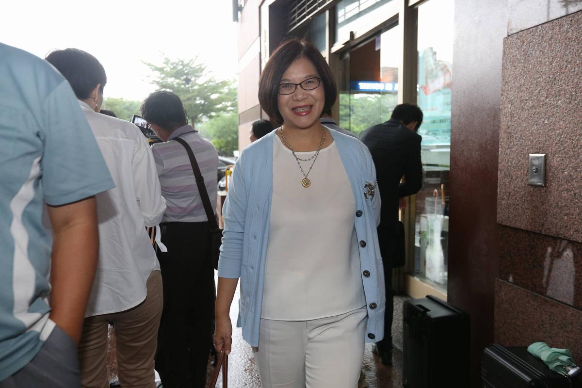有意爭取民進黨高雄市長提名的立委管碧玲。