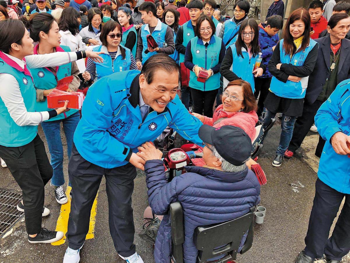 國民黨新竹市提名許明財(如圖)、嘉義市則由前市長黃敏惠回鍋參選,前立委丁守中五度參選台北市長,被外界認為無新意。