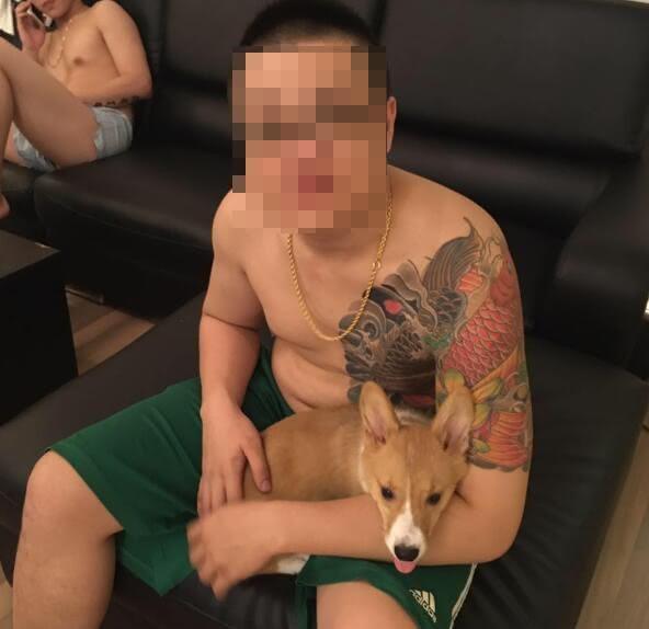 砍死人卻搭一大早班機飛香港的郭嫌。(翻攝畫面)