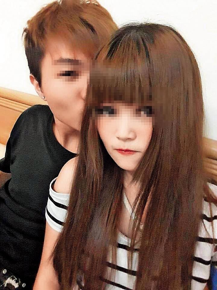 林女和同居人在臉書上親密合影,2人卻涉嫌餓死其親生兒子。(翻攝臉書)