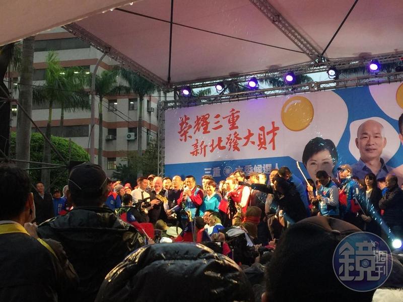 站台被拱選總統 韓國瑜:今天進洞房花燭夜的是鄭世維