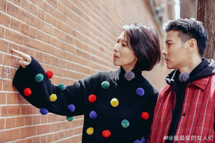 張晉與蔡少芬是演藝圈的恩愛夫妻檔。（翻攝自《我最愛的女人們》微博）