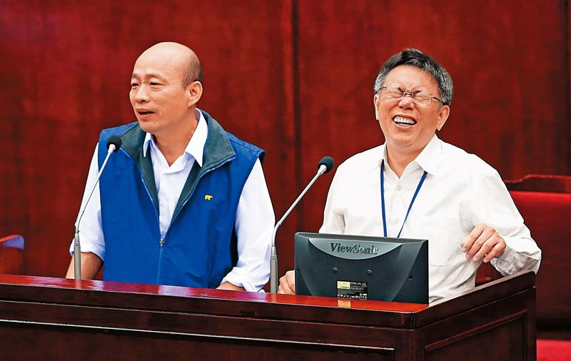 韓左打柯P沒中心思想　右攻小英只會打恐嚇牌