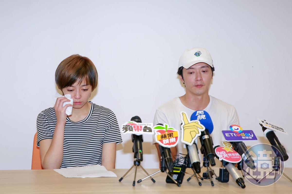 王瞳和馬俊麟昨（3日）落淚開記者，卻沒解釋清楚2人關係。