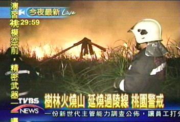 樹林火燒山　火勢猛烈擴大延燒