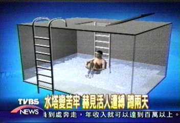 沒水修水塔 裡頭赫見赤裸男人