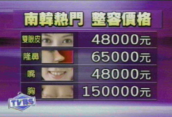 韓國藝人推波助瀾　吹動整形風