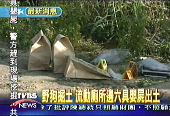 驚駭！野狗叼嬰屍　民眾報警挖出6具