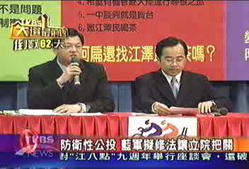 防衛性公投　藍軍擬修法讓立院把關