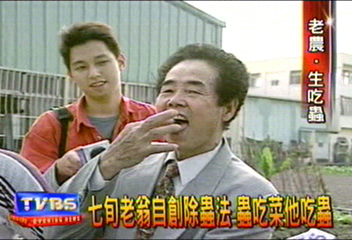 七旬老翁自創除蟲法　蟲吃菜他吃蟲